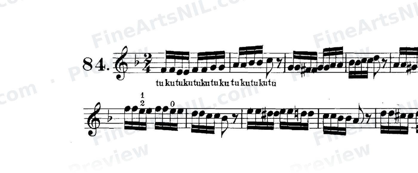 Double Tonguing / No. 84