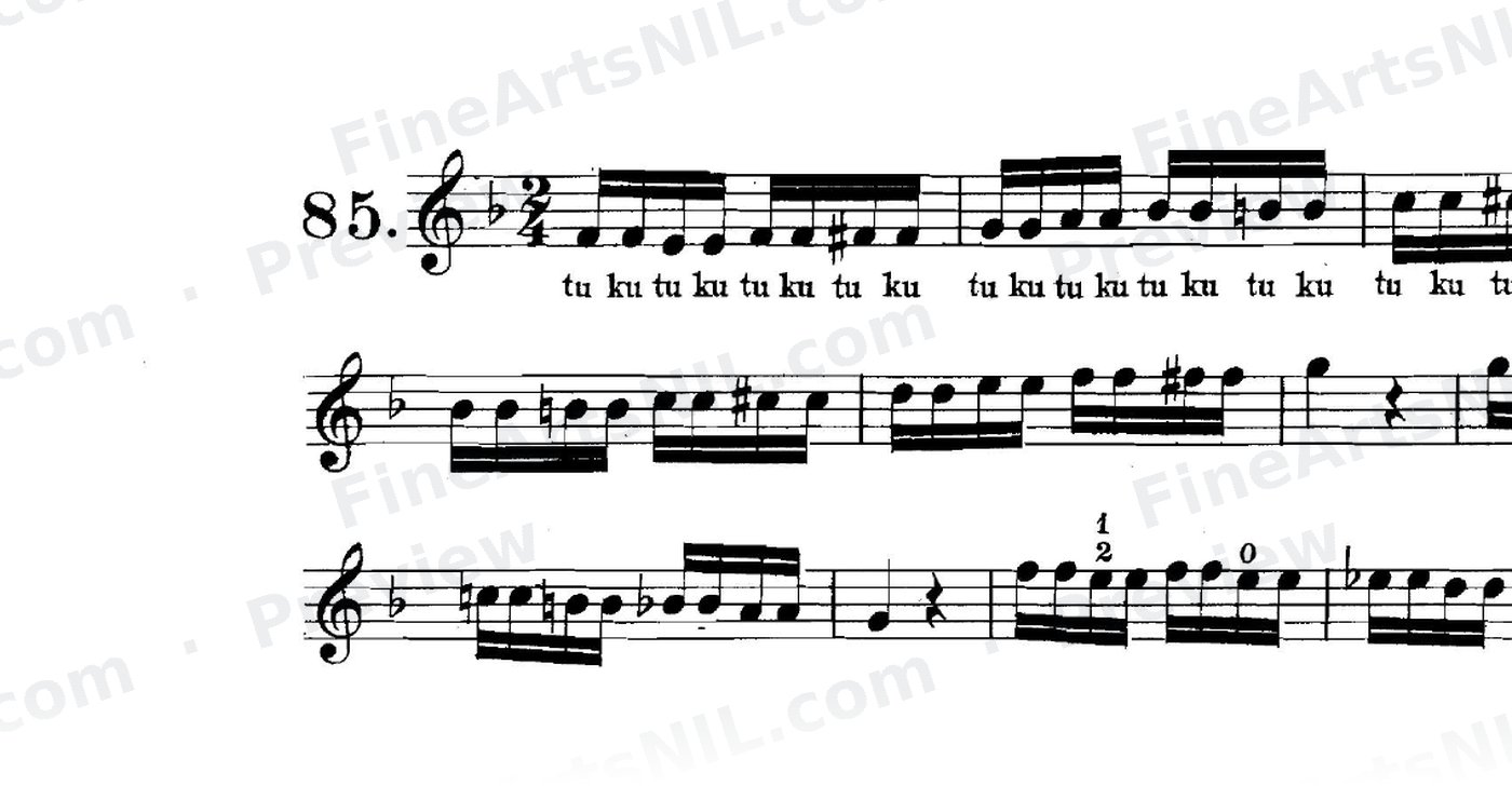 Double Tonguing / No. 85