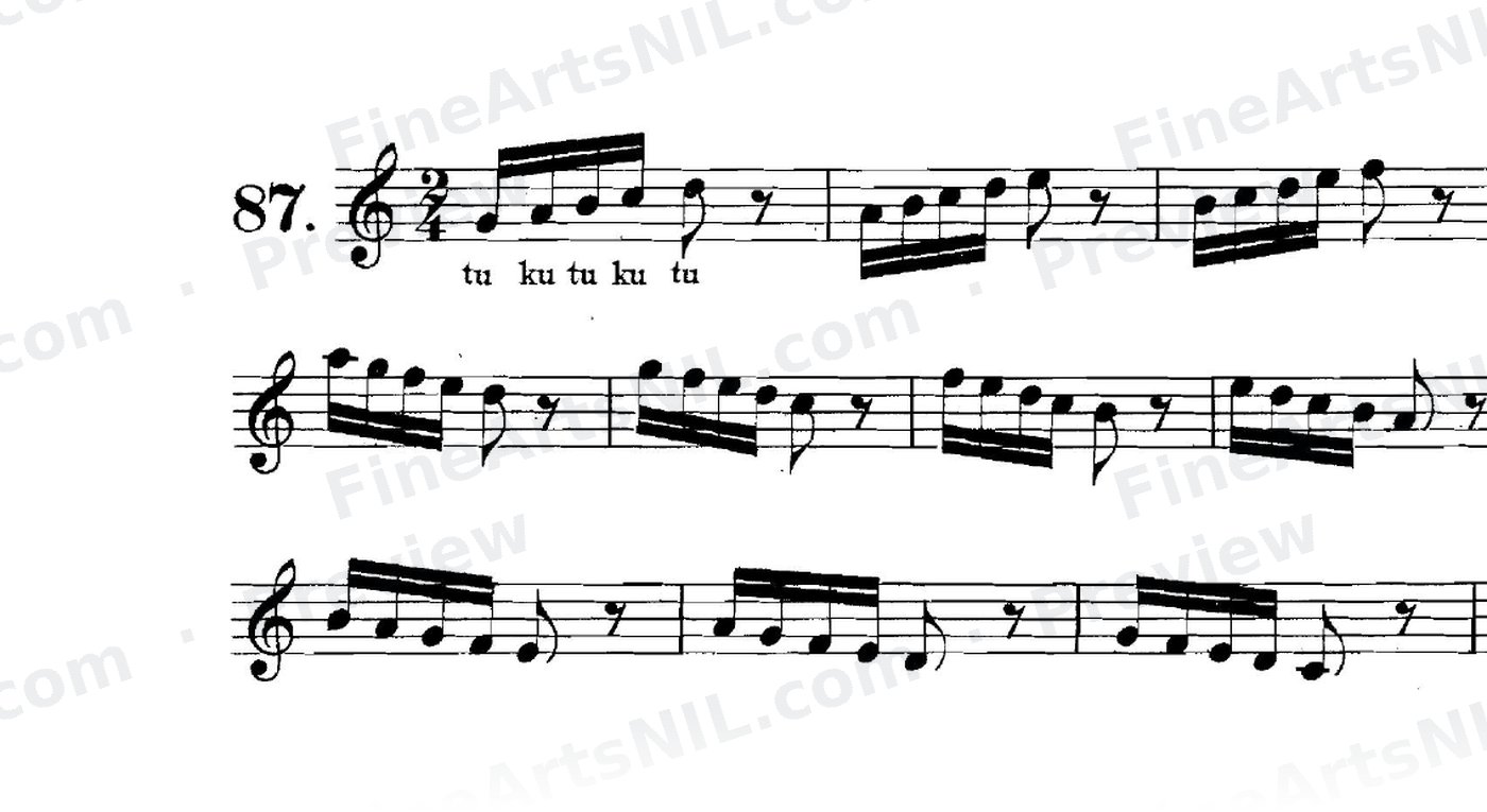 Double Tonguing / No. 87