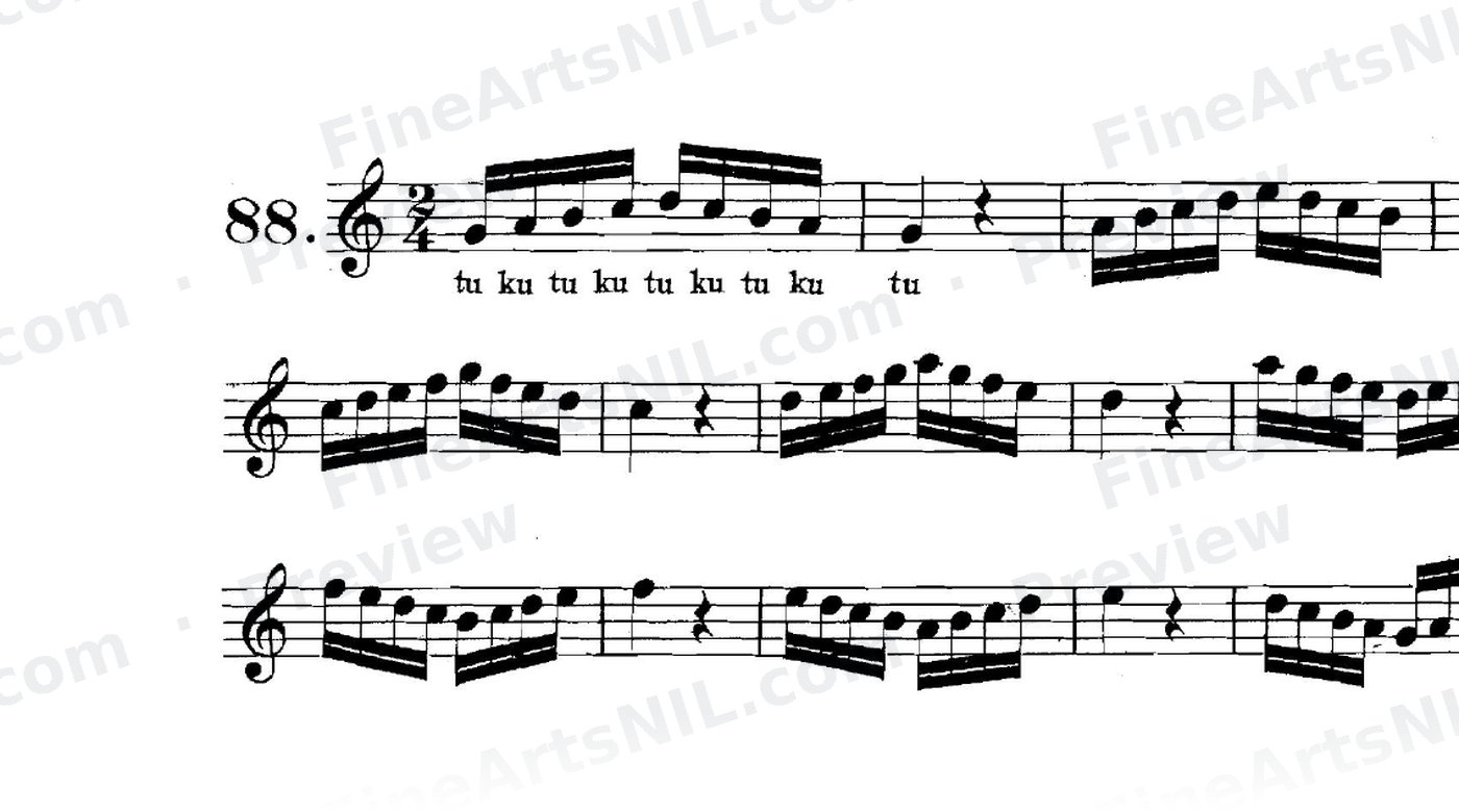 Double Tonguing / No. 88