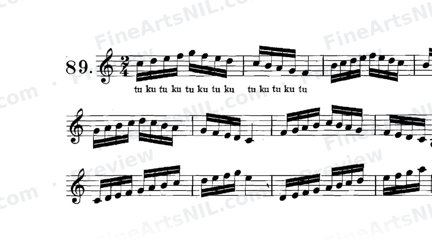 Double Tonguing / No. 89
