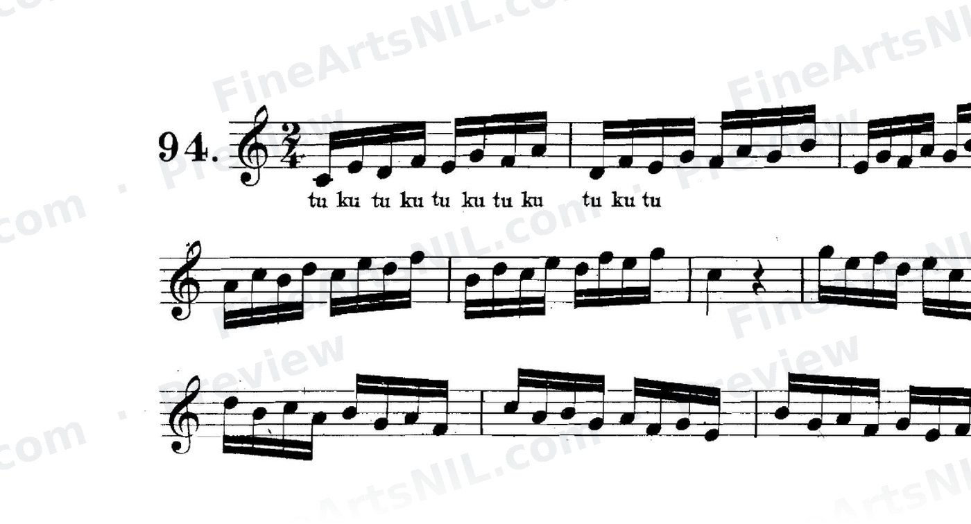 Double Tonguing / No. 94