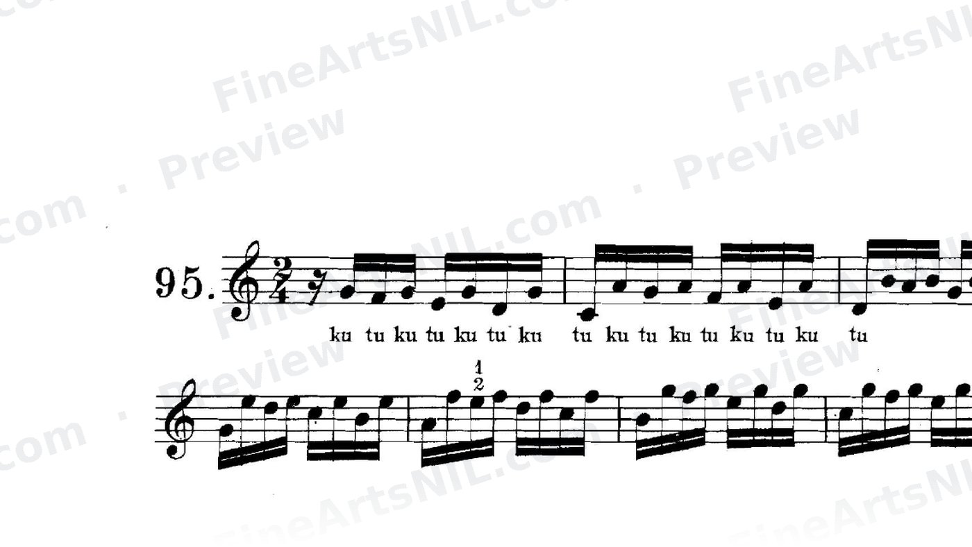 Double Tonguing / No. 95