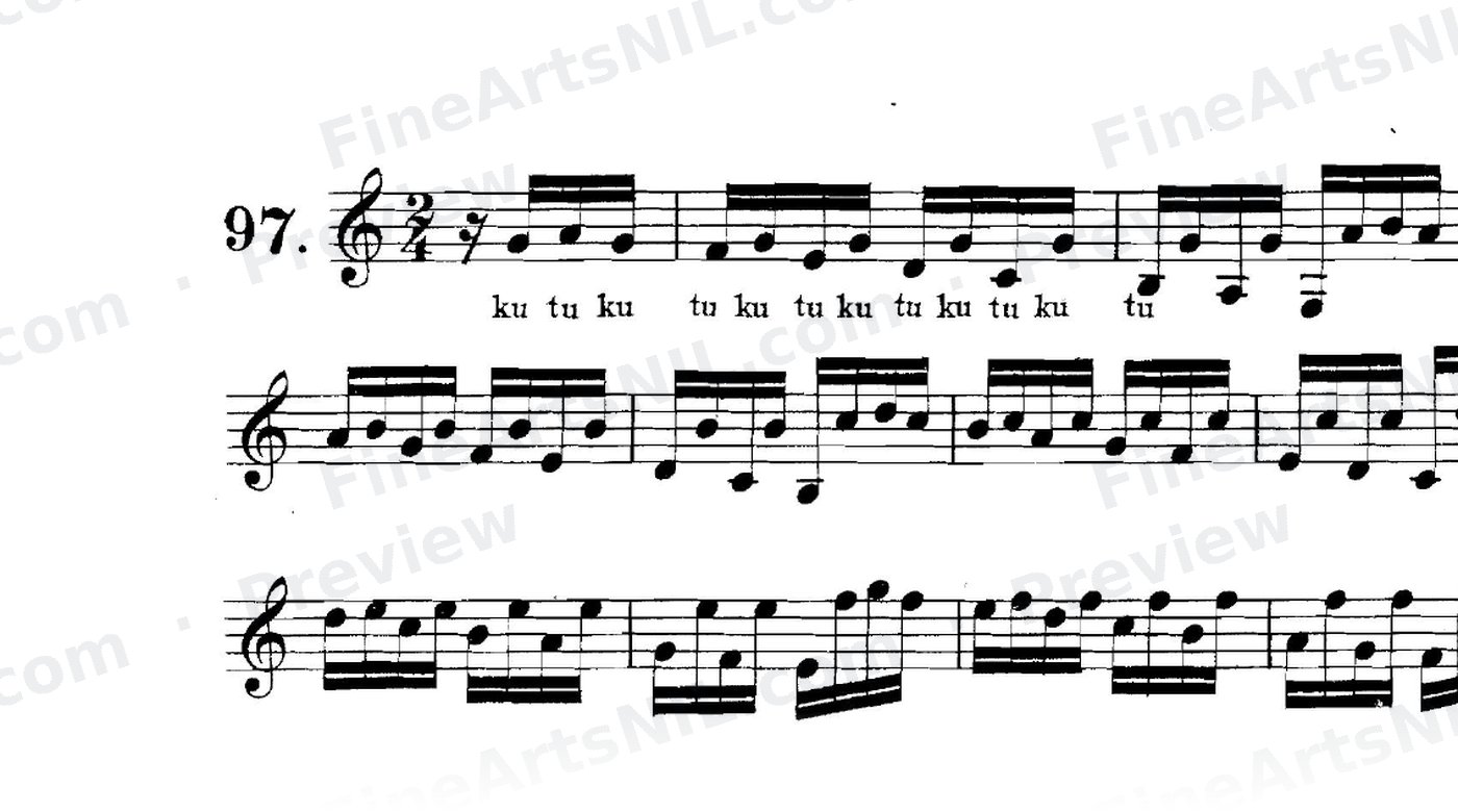 Double Tonguing / No. 97