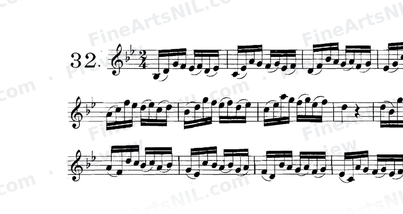 Exercises on Sixteenth Notes / No. 32