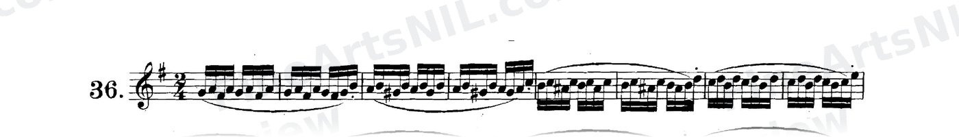 Exercises on Sixteenth Notes / No. 36