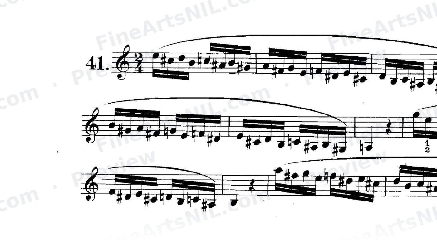 Exercises on Sixteenth Notes / No. 41