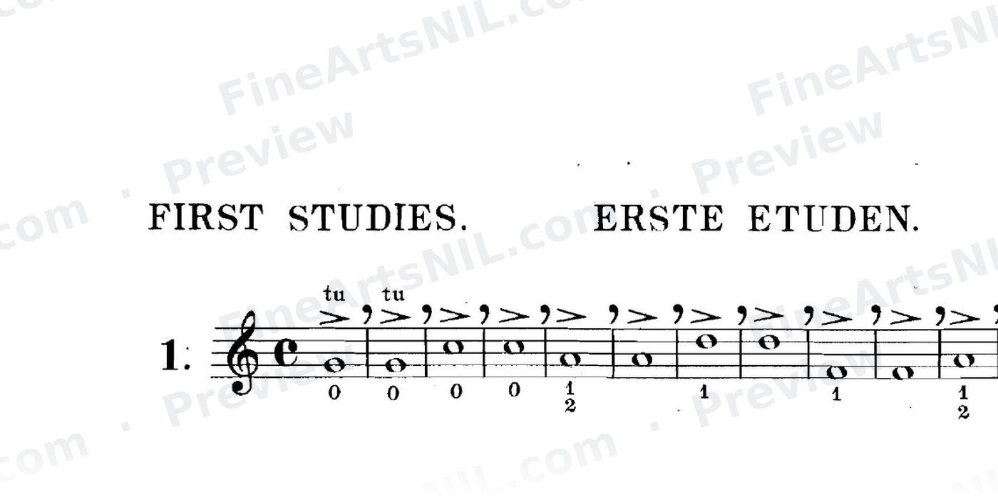 First Studies / No. 1