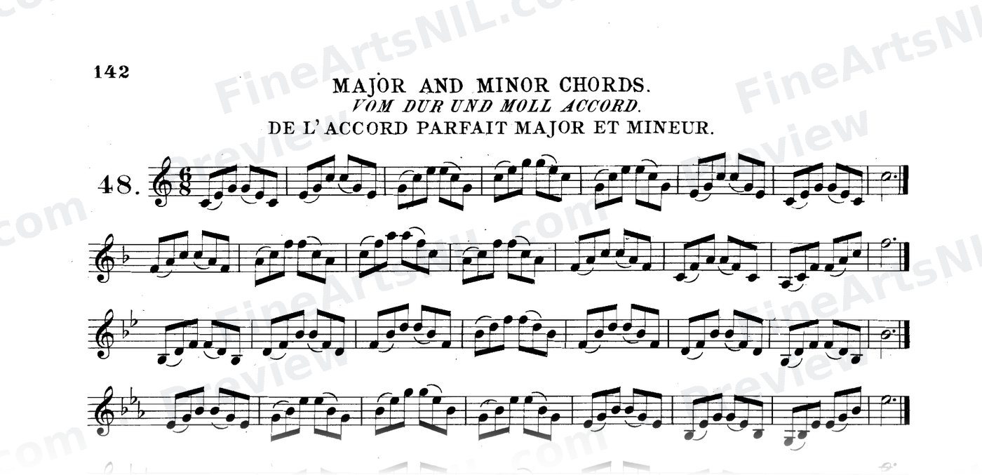 Major and Minor Chords / No. 48