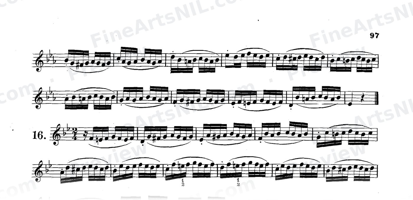 Preparatory Exercises on the Gruppetto / No. 18