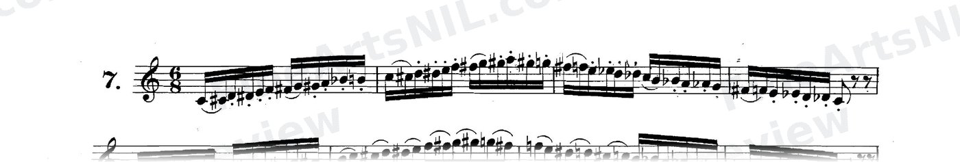 Scale Studies - Chromatic Scales / No. 7