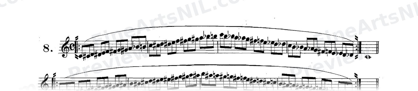 Scale Studies - Chromatic Scales / No. 8