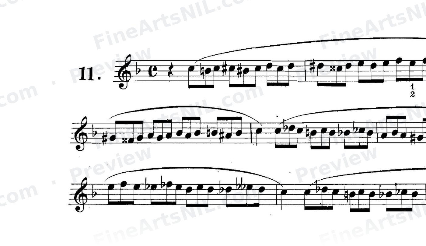 Scale Studies - Chromatic Triplets / No. 11