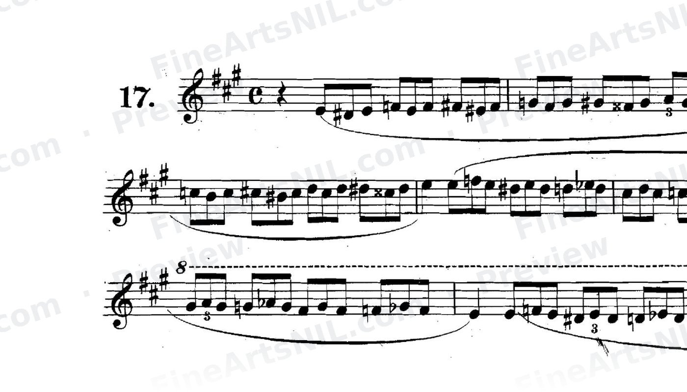 Scale Studies - Chromatic Triplets / No. 17