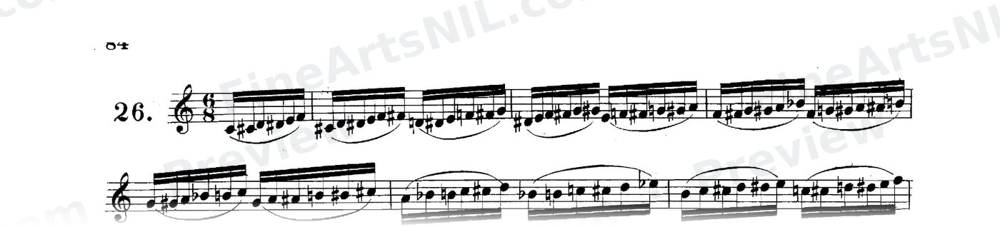Scale Studies - Chromatic Triplets / No. 26