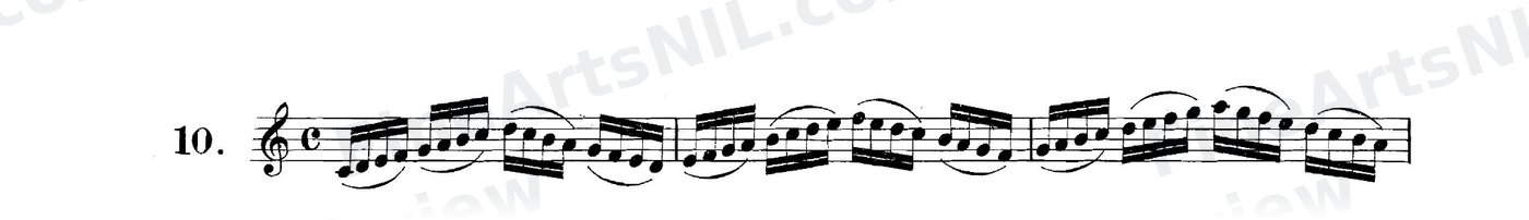 Scale Studies - Major Scales / No. 10